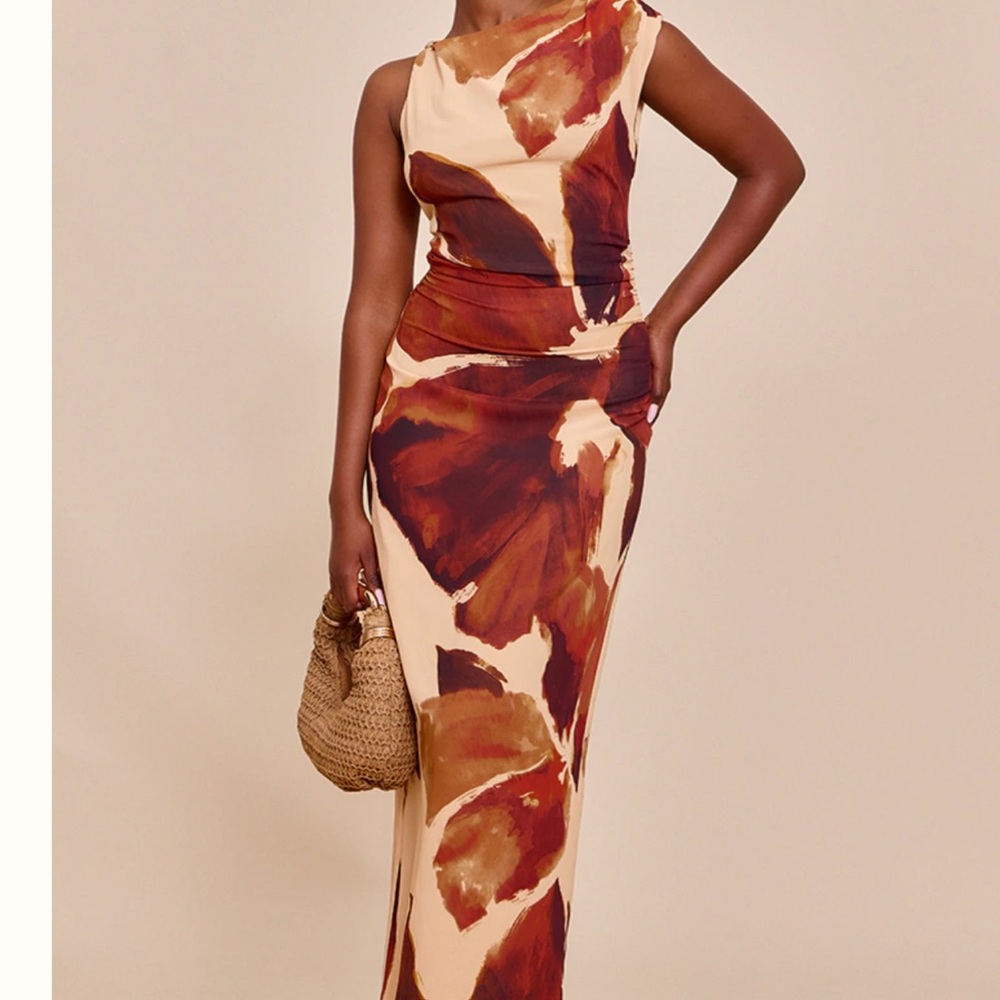 Elegant Floral Maxi Dress